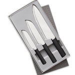Rada 3 Piece Chef Select Knife Set, Black Handles