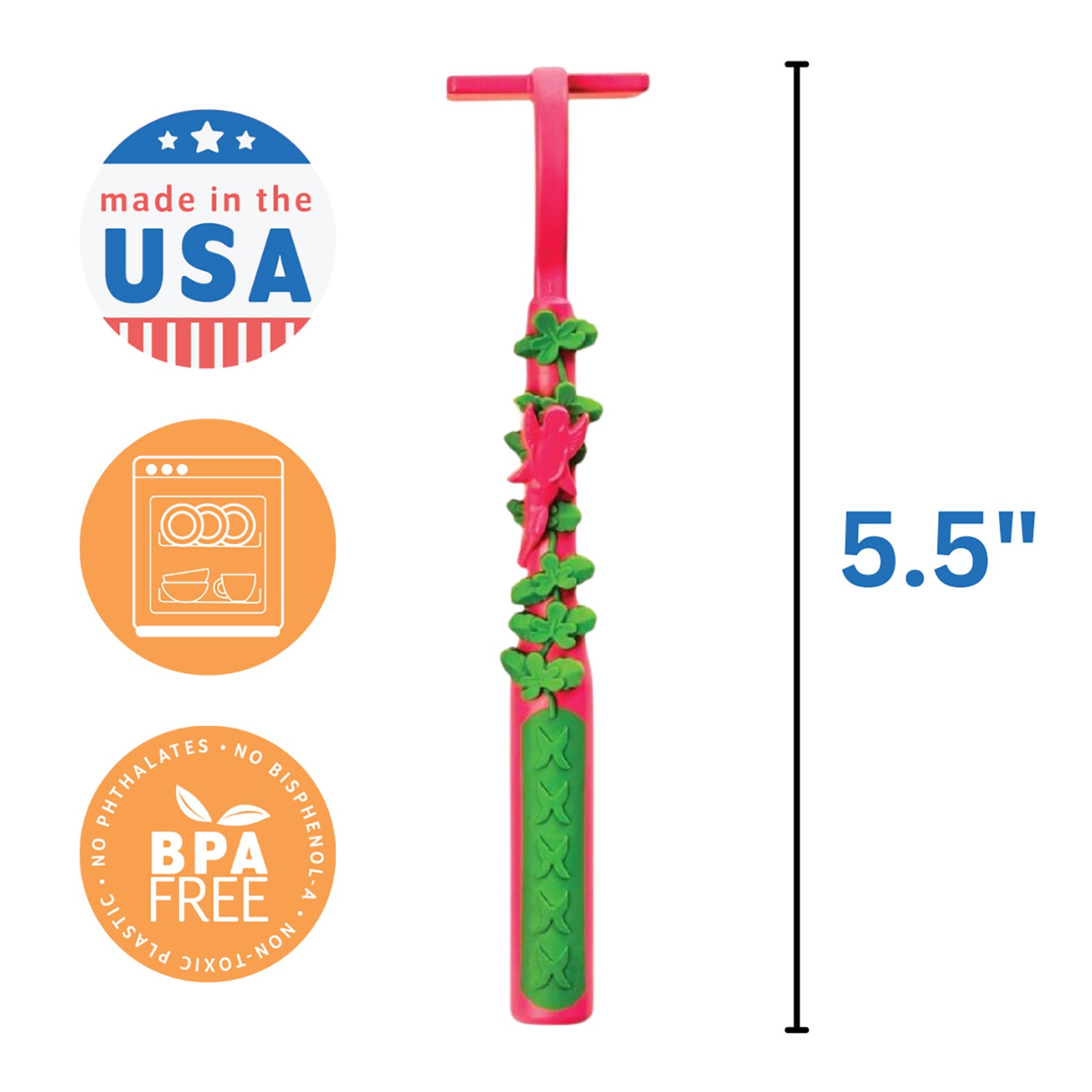 Constructive Eating Garden Fairy Utensil and Divided Plate Set for Kids and Toddlers