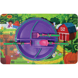 Constructive Eating Garden Fairy Utensil, Divided Plate, and Placemat Set for Kids and Toddlers