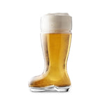 Final Touch Das Beer Boot Glass, 1 Liter / 33 oz, Clear Glass