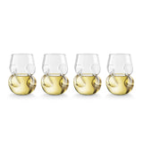 Final Touch Conundrum White Wine Glasses - Set of 4 - 9 oz (266ml)