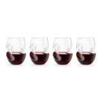 Final Touch Conundrum Red Wine Glasses - Set of 4 - 16 oz (473ml)