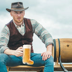 Final Touch Wild West Boot Glass, 22 oz / 650 ml, Clear Glass