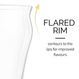 Final Touch Brewhouse Beer Glass - Set of 4 - 17 oz (500 ml)