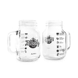 Final Touch Bloody Mary Mason Jar Glasses, Set of 2