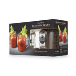 Final Touch Bloody Mary Mason Jar Glasses, Set of 2