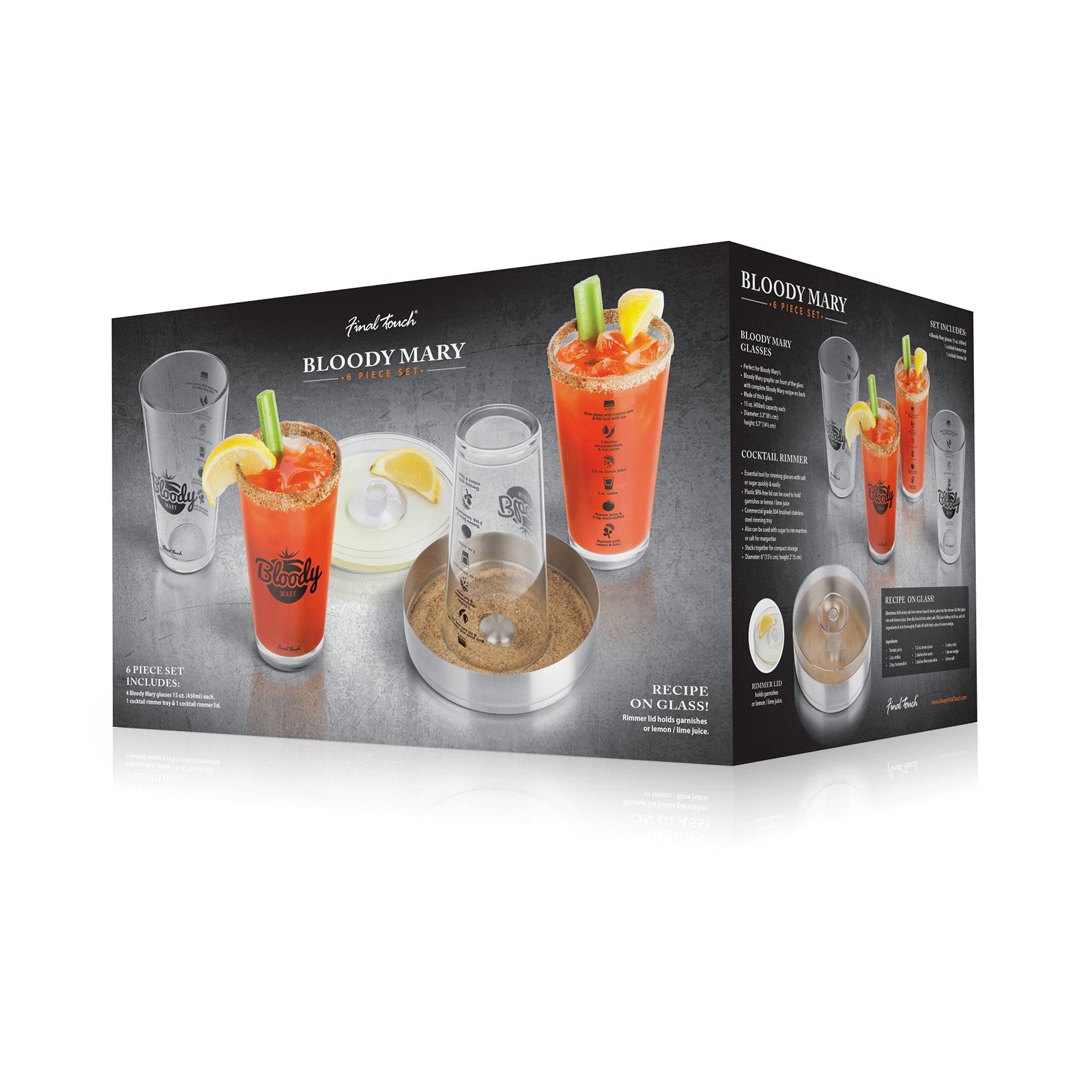 Final Touch 6 Piece Bloody Mary Gift Set