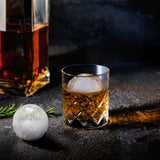 Final Touch Yarai Shiver Ice Ball Shots - 4 Glasses with Ice Ball Tray