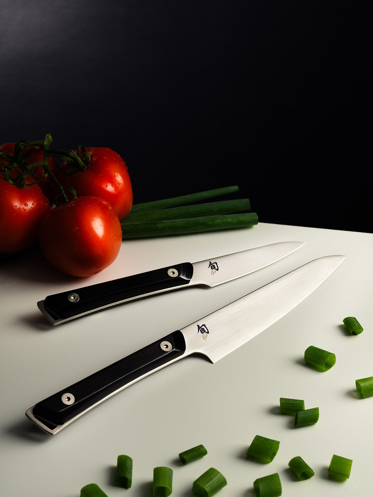 Shun Kazahana 3-Piece Starter Knife Set, 3.5" Paring Knife, 6" Utility Knife, 8" Chef’s Knife
