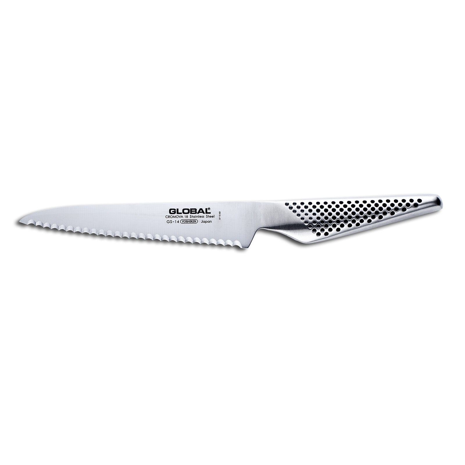 Global 6 Inch Serrated Utility Knife