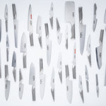 Global 4 inch Angled Palette Knife, Cranked Spatula, Stainless Steel