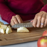 Global 4 Inch Hollow Ground Santoku Knife