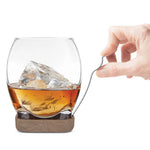 Final Touch Whiskey Cigar Glass, 14.5 oz, Glass, Stainless Steel & Silicone