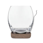 Final Touch Whiskey Cigar Glass, 14.5 oz, Glass, Stainless Steel & Silicone