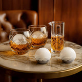 Final Touch Hand-Cut On The Rock Glass 5 Piece Set