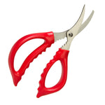 Progressive Seafood Scissors – Shellfish Shears with Curved Stainless Steel Blades and Soft Grip Handle