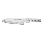 Global UKON 7 Inch Hollow Ground Santoku Knife
