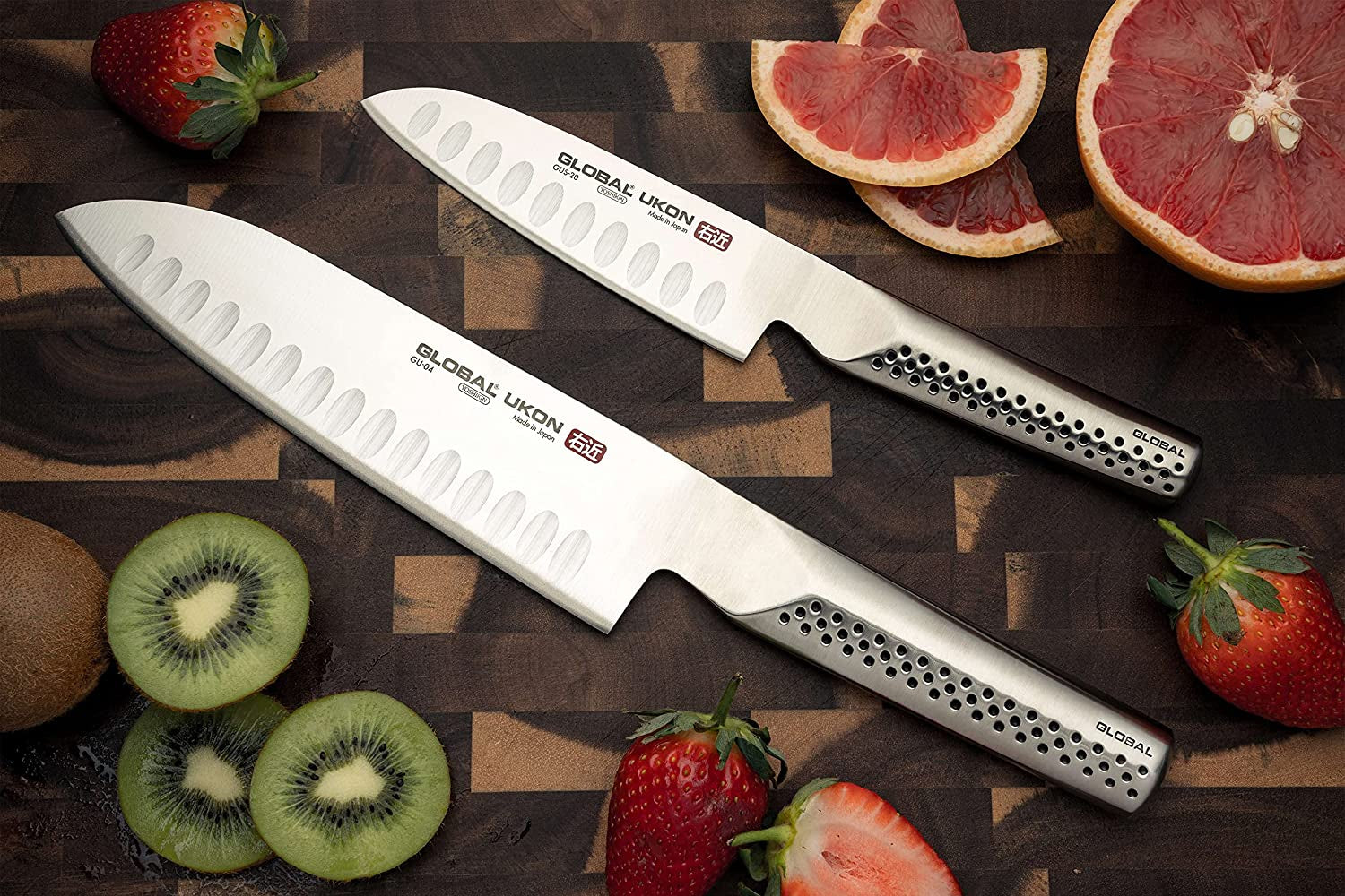 Global UKON 6" Serrated Utility Knife