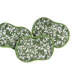 Once Again Home Co. RE:Usable Sponges, Herb Pattern, Set of 3, Green