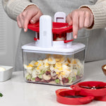 Henning Lee 4-in-1 Fresh Prep Fruit and Veggie Slicer, Green