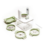Henning Lee 4-in-1 Fresh Prep Fruit and Veggie Slicer, Green