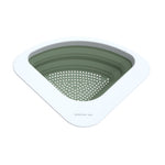 Henning Lee Corner Sink Colander – Triangular Sink Strainer for Fruits, Vegetables & Pasta