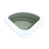Henning Lee Corner Sink Colander – Triangular Sink Strainer for Fruits, Vegetables & Pasta