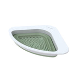 Henning Lee Corner Sink Colander – Triangular Sink Strainer for Fruits, Vegetables & Pasta