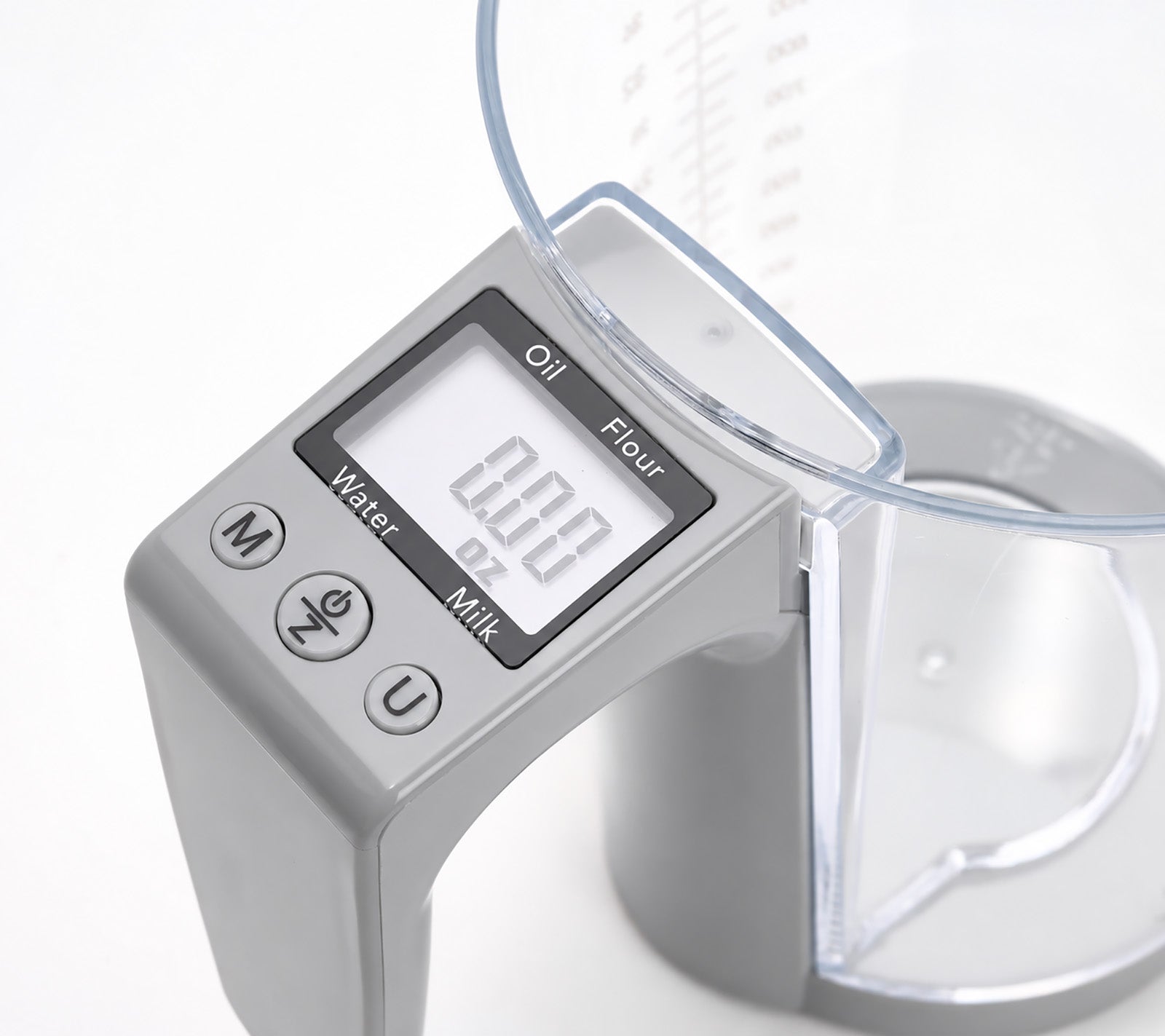 Henning Lee 6 Cup Digital Measuring Cup and Scale, Gray