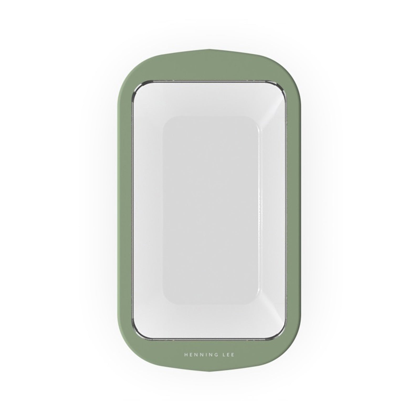 Henning Lee Look and Cook Clear Silicone Loaf Pan, Moss