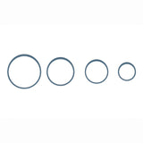 Henning Lee Universal Silicone Lids Set of 4, Blue