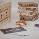 Spirits with Smoke Old Fashioned Cocktail Smoker Kit with 5 Wood Chips for Cocktail Smoker, Barware, Bitters, Maple Syrup & Recipe Book/Videos