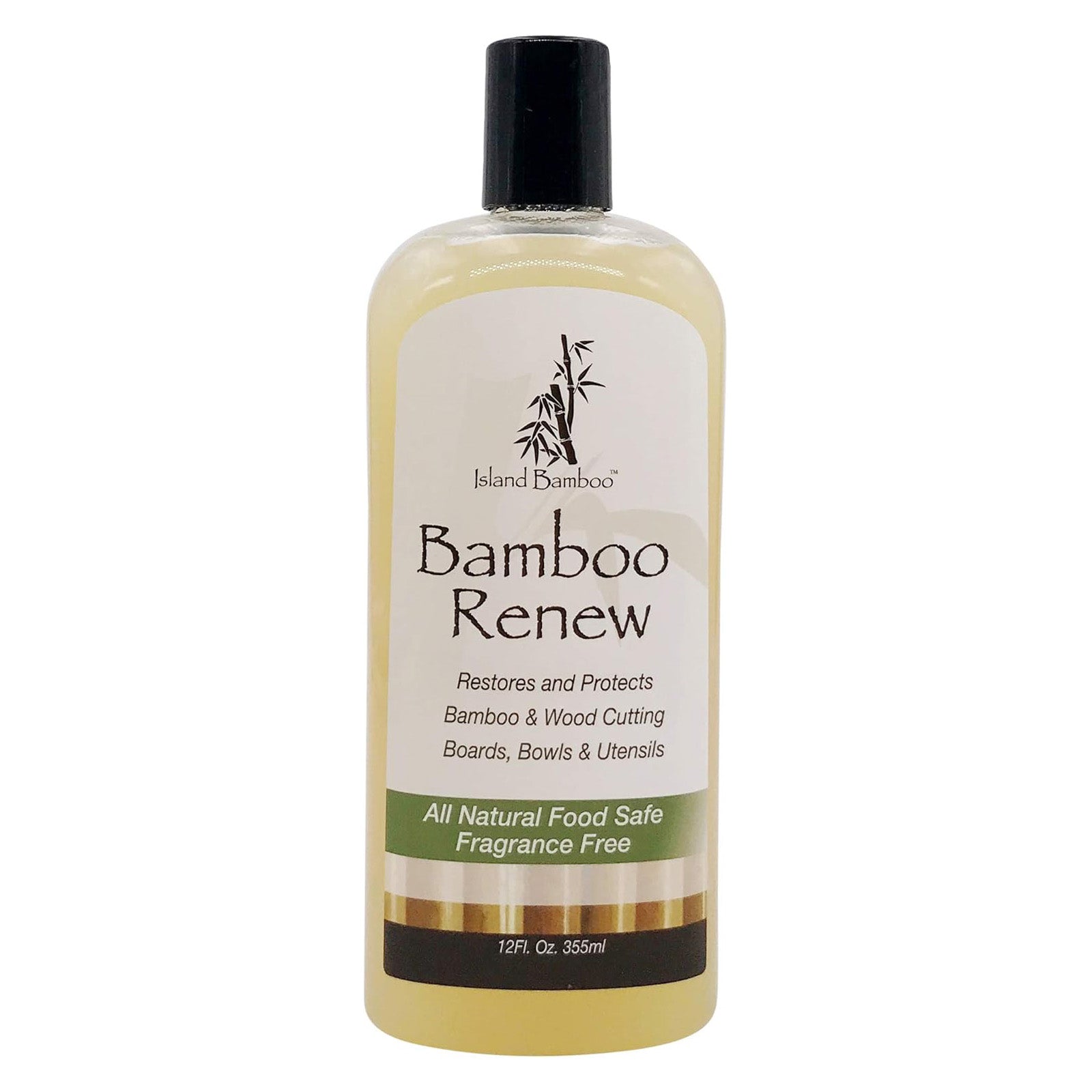 Island Bamboo Renew Natural Bamboo Protector for Cutting Boards, 12 Ounce
