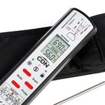 CDN ProAccurate Infrared/Thermocouple Probe 2-in-1 Thermometer, Black