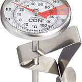 CDN ProAccurate Beverage and Frothing Thermometer, Stainless Steel