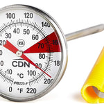 CDN ProAccurate Beverage and Frothing Thermometer, Stainless Steel