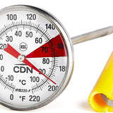 CDN ProAccurate Beverage and Frothing Thermometer, Stainless Steel