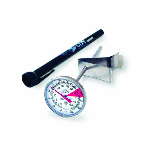 CDN ProAccurate Beverage and Frothing Thermometer, Stainless Steel