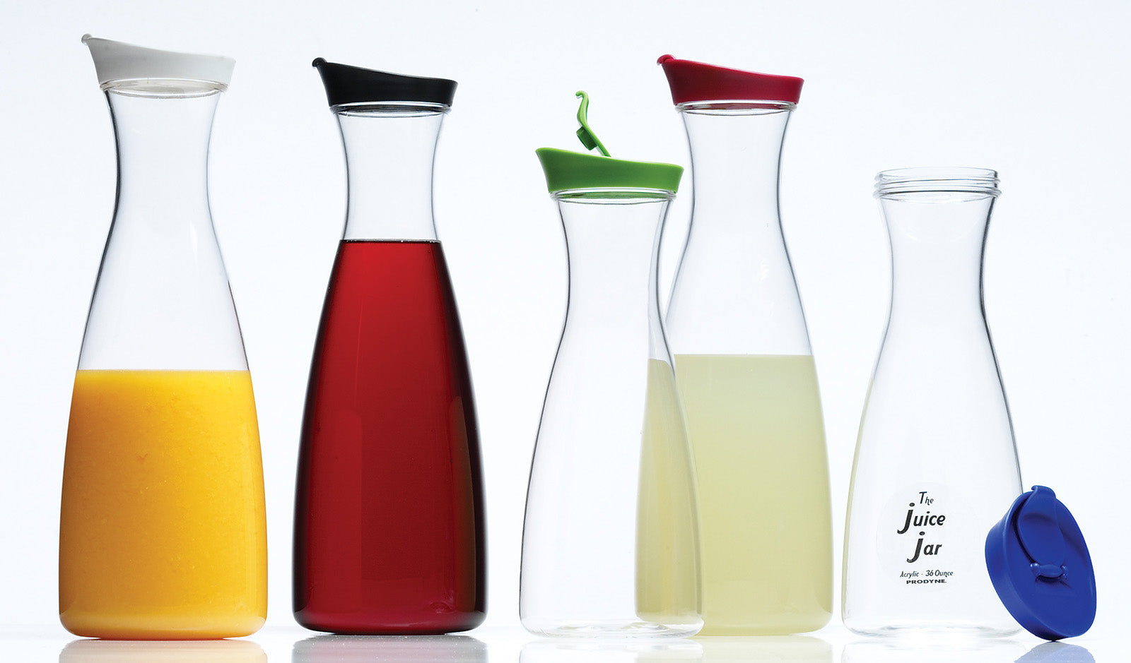 Prodyne Acrylic 36-Ounce Juice Jar, 36 Ounce, Black