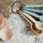 ZEAL Perfect Measure Silicone Measuring Spoons, Set of 5, Coastal Colors