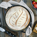 Kuchenprofi Provence Enameled Cast Iron Round Dutch Oven, 11" dia., 7 qt, Classic Black