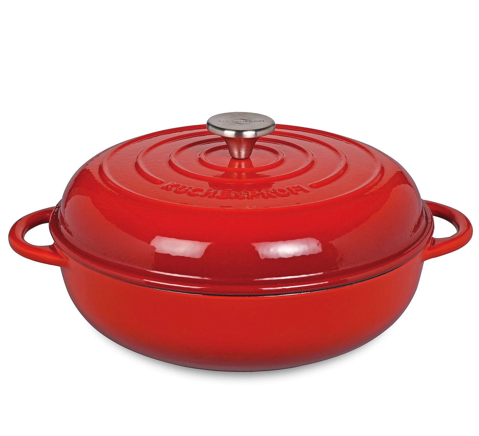Kuchenprofi Provence Enameled Cast Iron Casserole, 11" dia., 4.1 qt