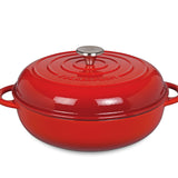 Kuchenprofi Provence Enameled Cast Iron Casserole, 11" dia., 4.1 qt