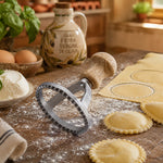Küchenprofi Pasta Casa Round Ravioli Stamp, 3-Inch Diameter, Made in Italy