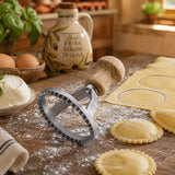 Küchenprofi Pasta Casa Round Ravioli Stamp, 3-Inch Diameter, Made in Italy