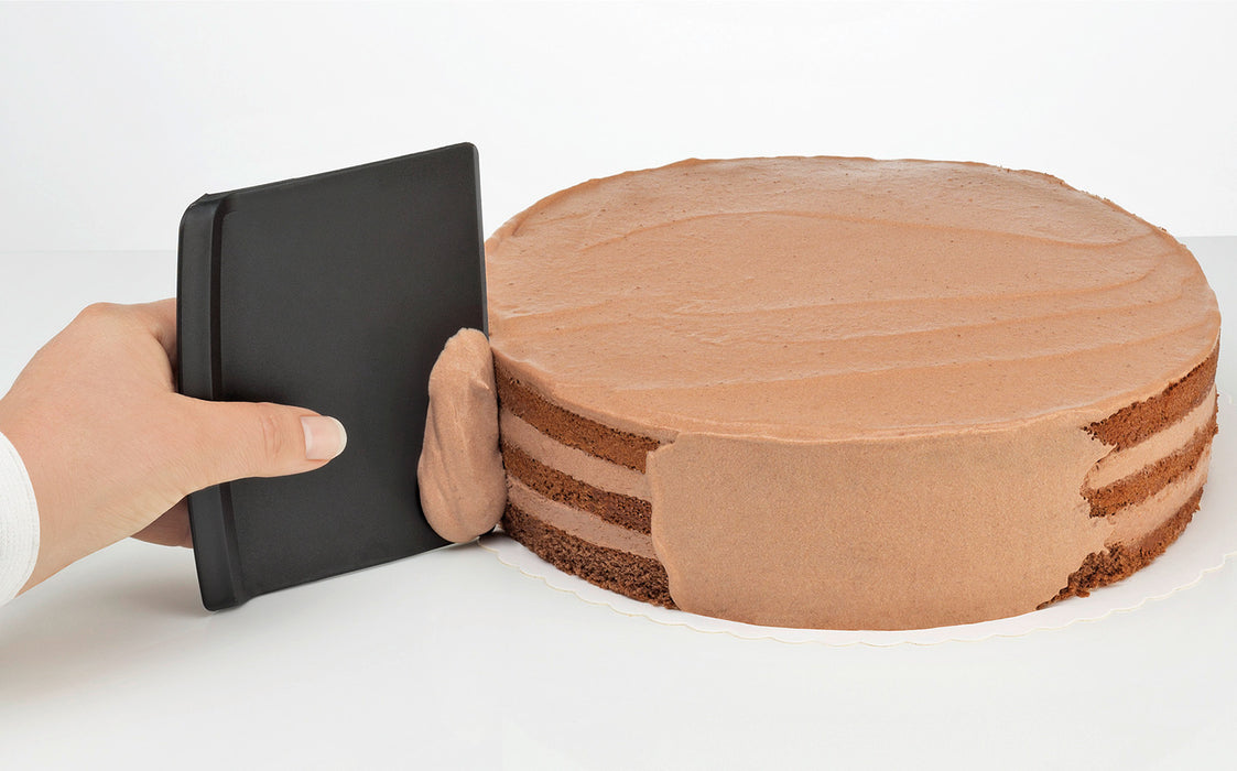 Kuchenprofi Scraper 3 Pc Set: Dough Cutter, Curved Edge And Flat Edge Scraper