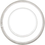 Kuchenprofi Stainless Steel 6-Piece Food Mold Forming Rings with Tamper/Pushers, Silver