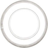 Kuchenprofi Stainless Steel 6-Piece Food Mold Forming Rings with Tamper/Pushers, Silver