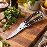Kuchenprofi Stainless Steel Curverd Poultry Shears with Grooved Handle, 10-Inch