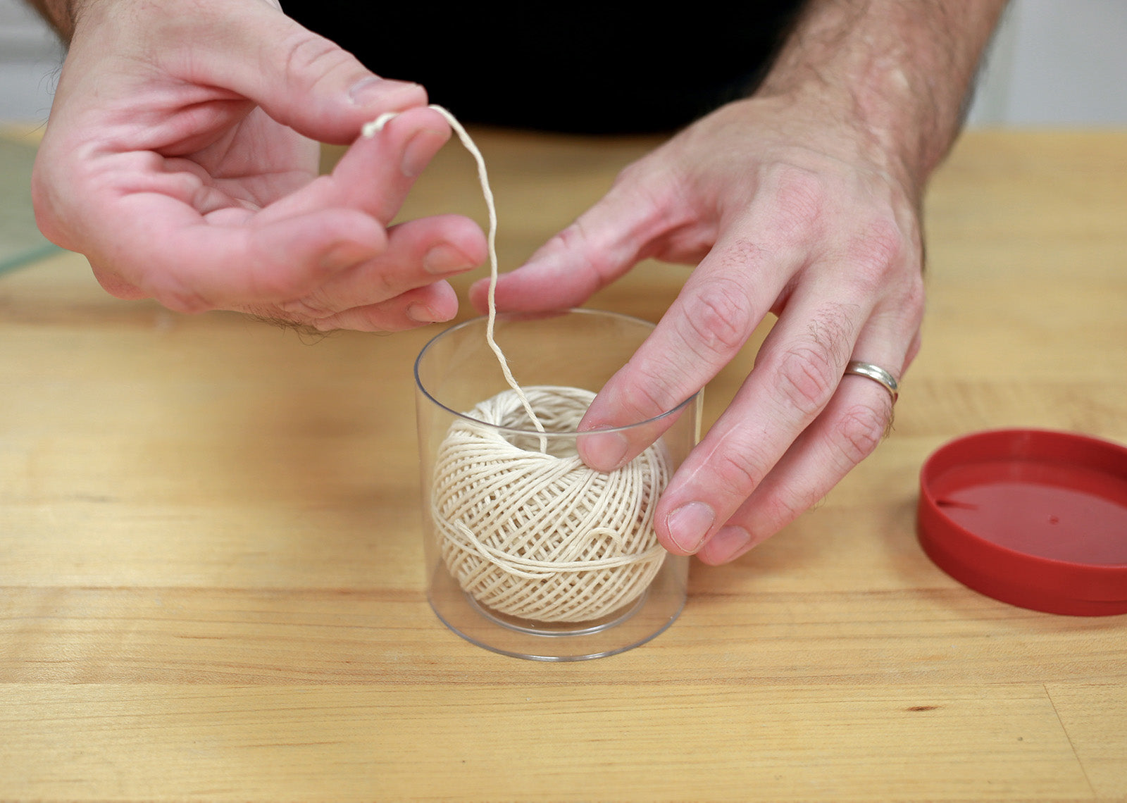Kuchenprofi Kitchen Twine with Acrylic Twine Dispenser, Includes 164 Feet of Cooking and Baking String